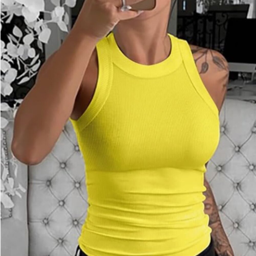 Women's Ribbed Tank - Picture 4 of 4